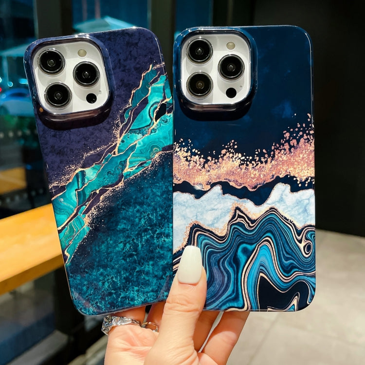 For iPhone 13 Pro Pattern PC Shockproof Protective Phone Case