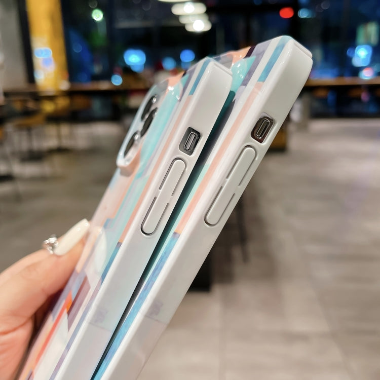 For iPhone 13 Pro Pattern PC Shockproof Protective Phone Case