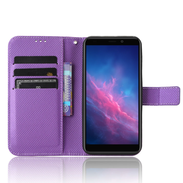 For Cloud Mobile Stratus C7 Diamond Texture Leather Phone Case