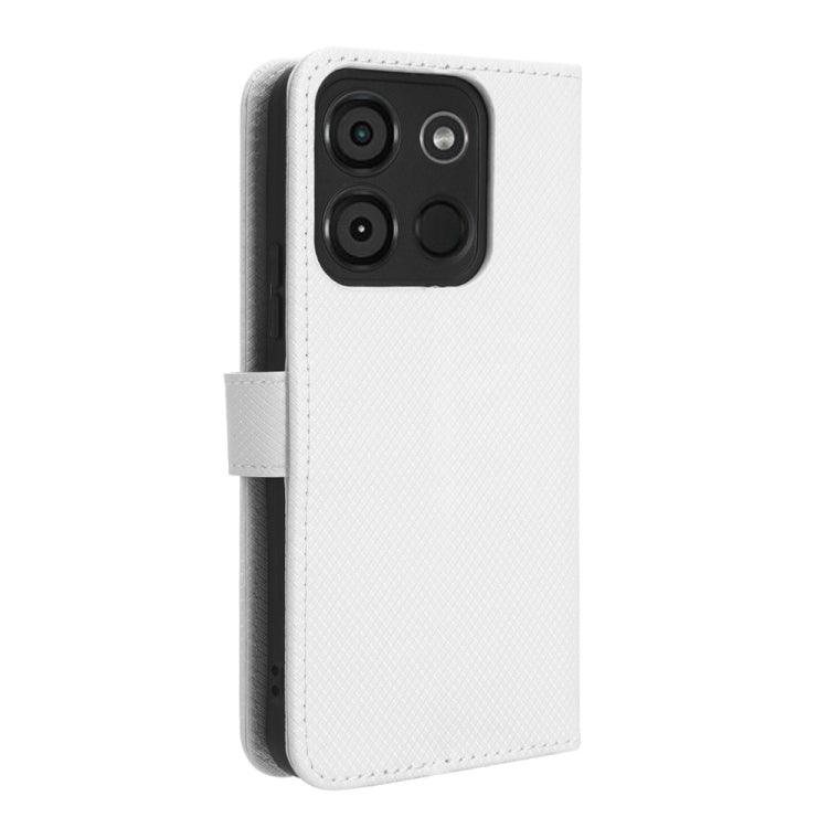 For Itel A60 Diamond Texture Leather Phone Case