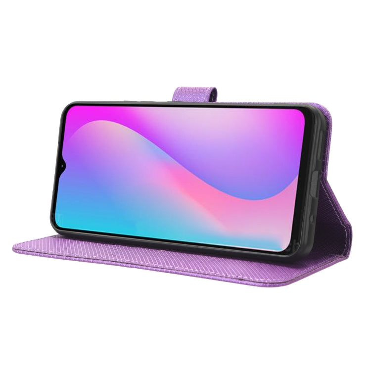 For Itel A60 Diamond Texture Leather Phone Case