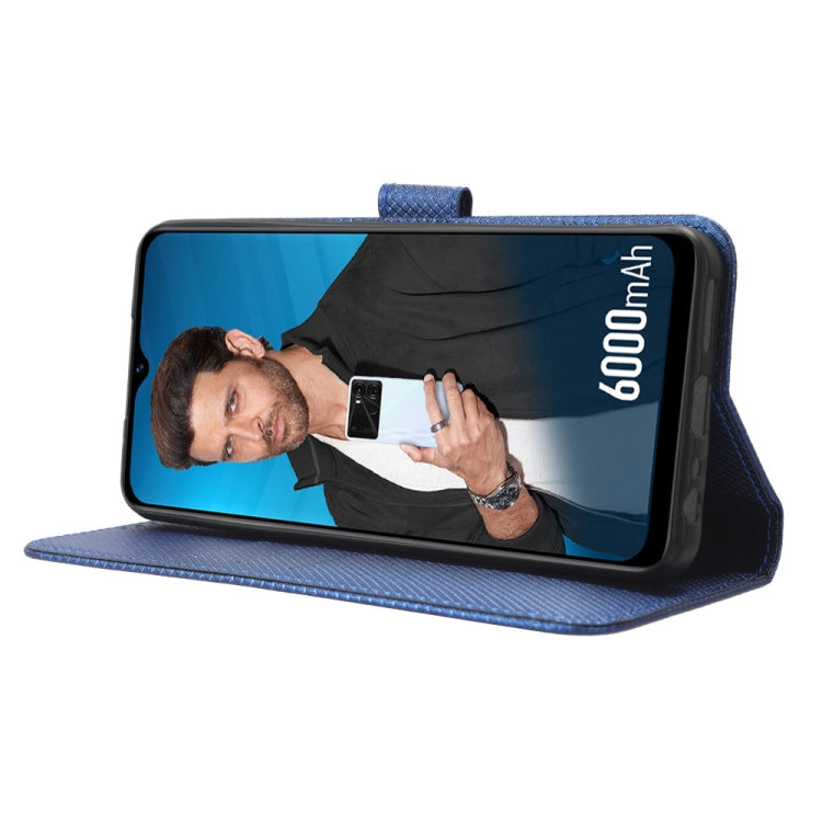 For Itel P40 Diamond Texture Leather Phone Case