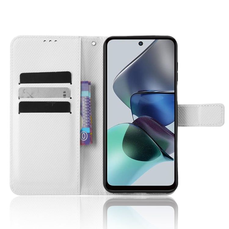 For Motorola Moto G13 / G23 4G Diamond Texture Leather Phone Case