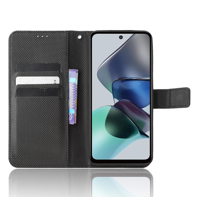For Motorola Moto G13 / G23 4G Diamond Texture Leather Phone Case