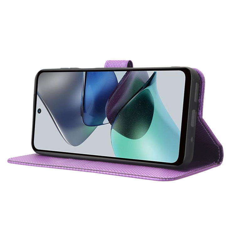 For Motorola Moto G13 / G23 4G Diamond Texture Leather Phone Case