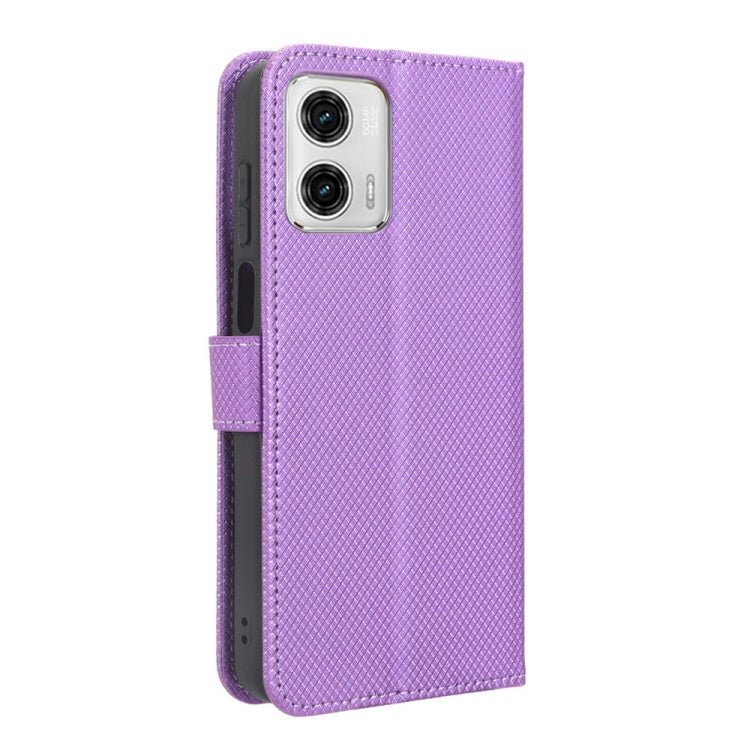 For Motorola Moto G53 5G Diamond Texture Leather Phone Case