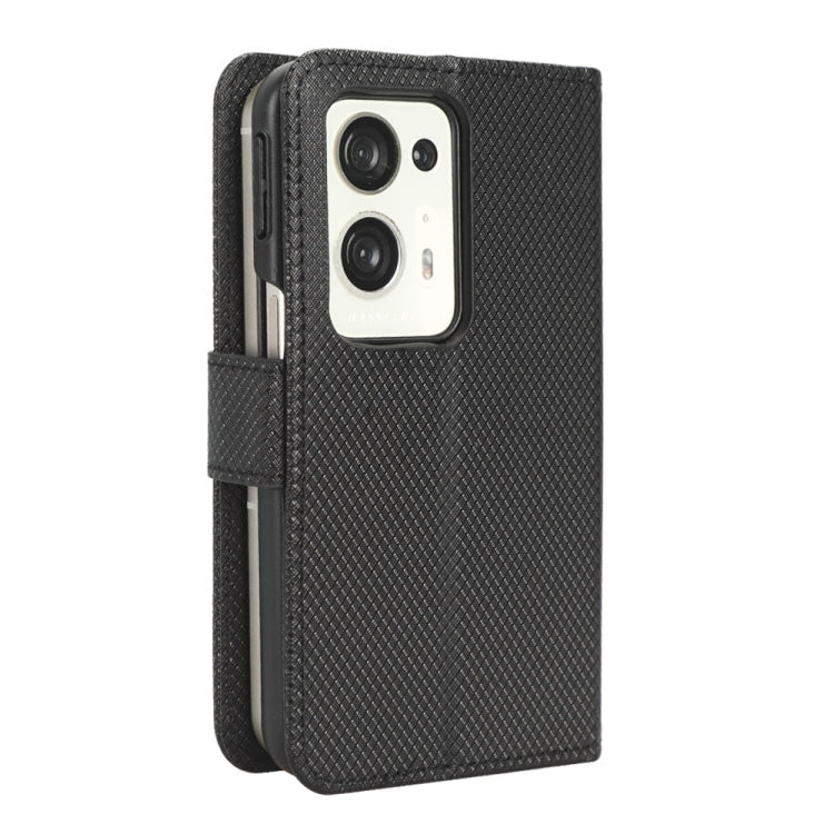 For OPPO Find N2 Diamond Texture Leather Phone Case