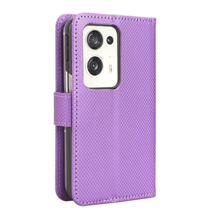 For OPPO Find N2 Diamond Texture Leather Phone Case