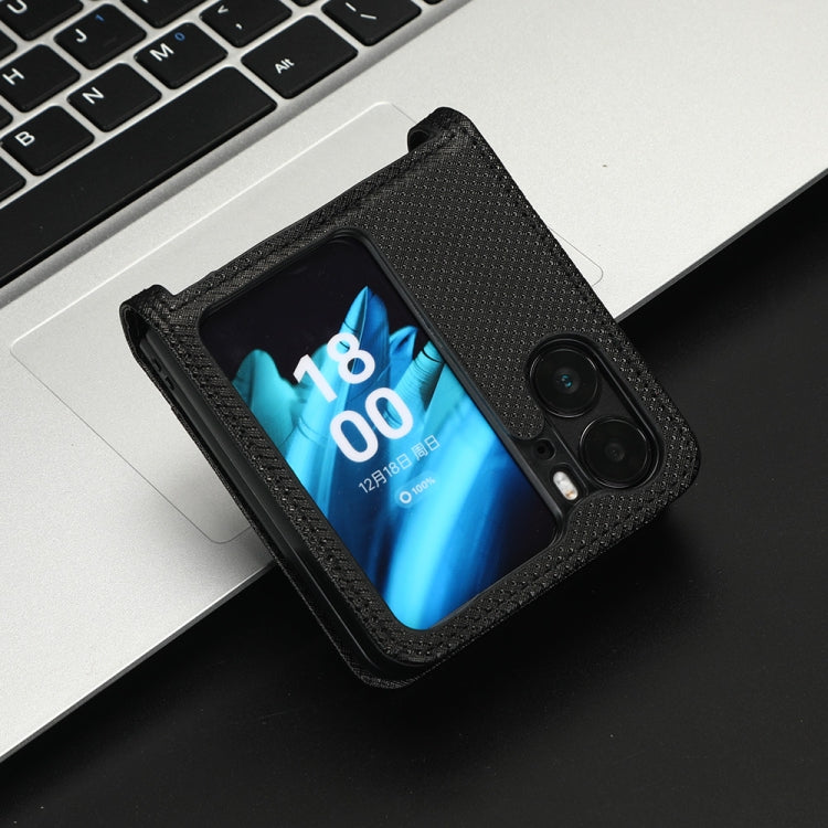 For OPPO Find N2 Flip Diamond Texture Leather Phone Case