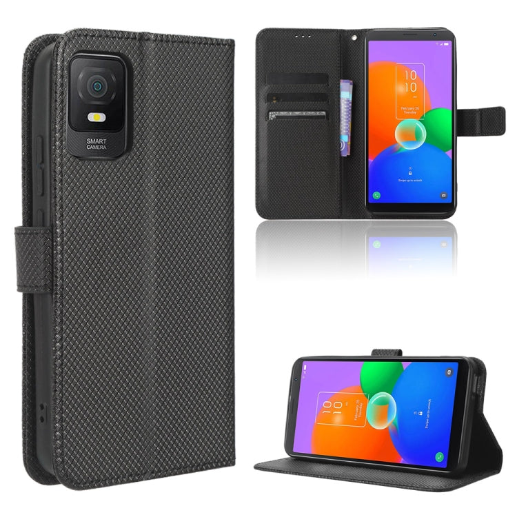 For TCL 403 Diamond Texture Leather Phone Case