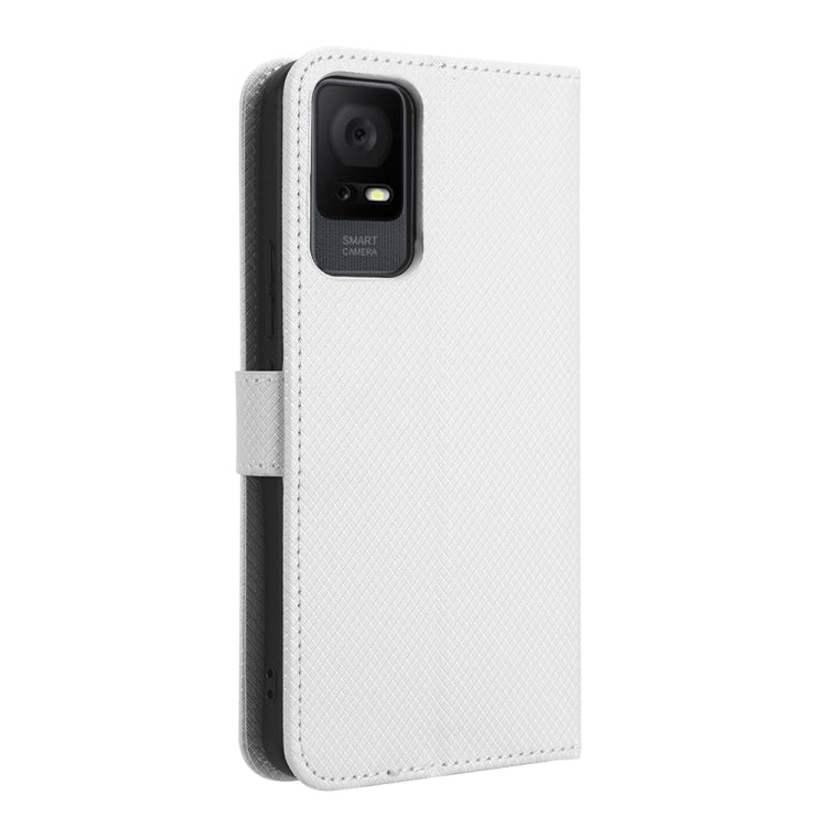 For TCL 408 Diamond Texture Leather Phone Case