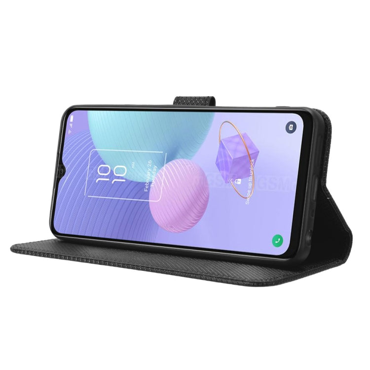 For TCL 408 Diamond Texture Leather Phone Case
