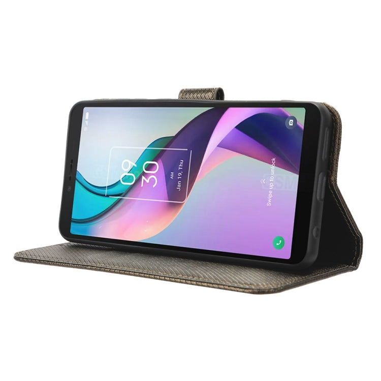 For TCL Ion X Diamond Texture Leather Phone Case