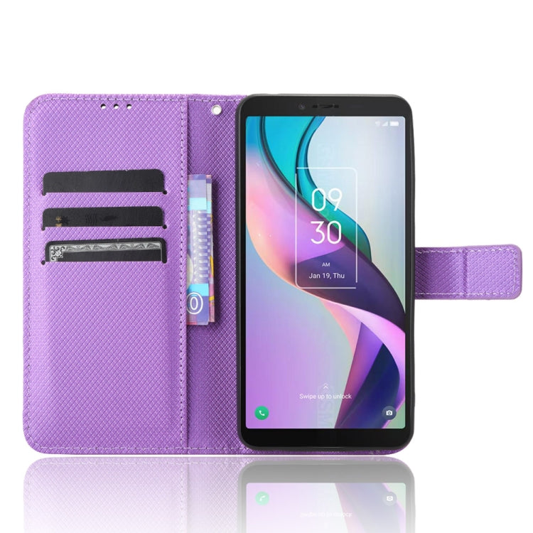 For TCL Ion X Diamond Texture Leather Phone Case