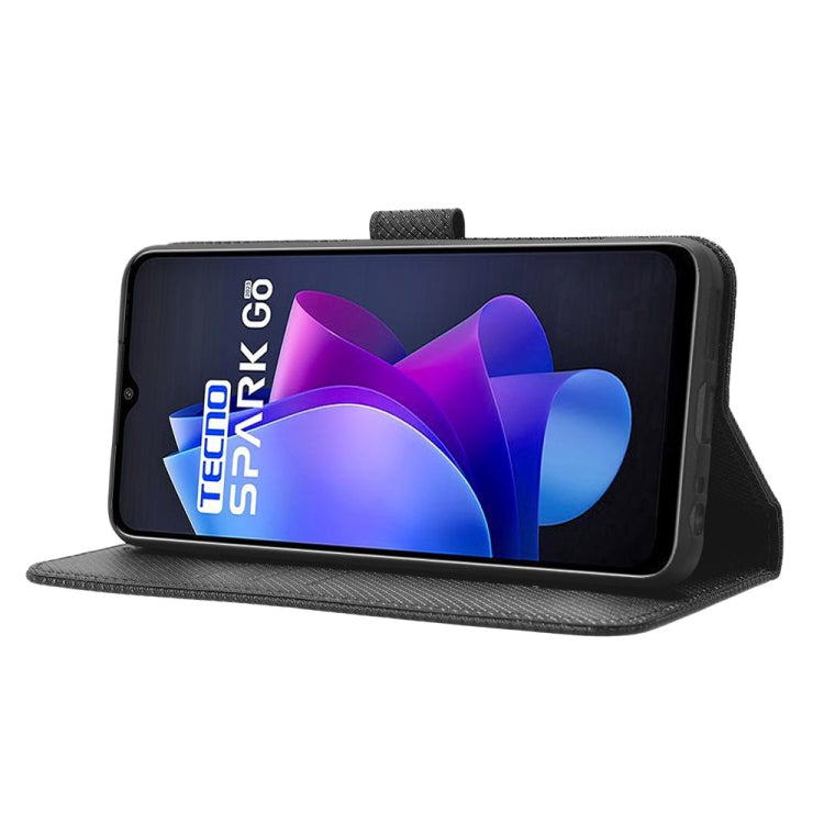 For Tecno Spark Go 2023 Diamond Texture Leather Phone Case