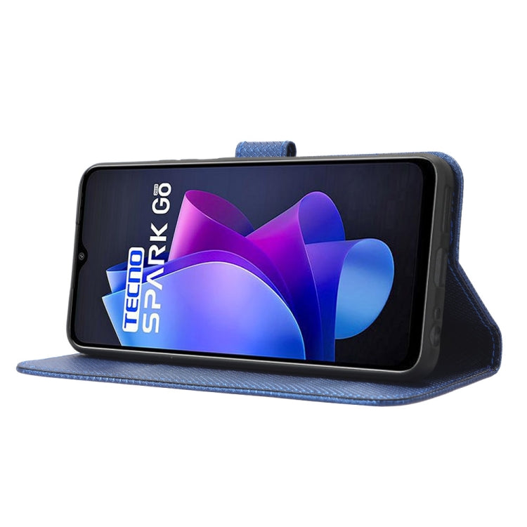 For Tecno Spark Go 2023 Diamond Texture Leather Phone Case