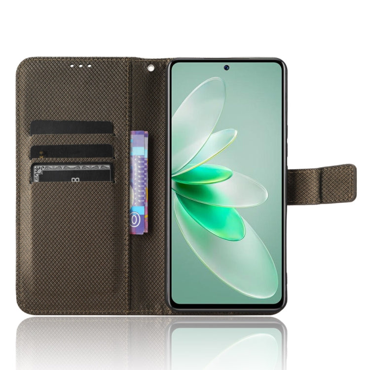For vivo V27e / S16e Diamond Texture Leather Phone Case