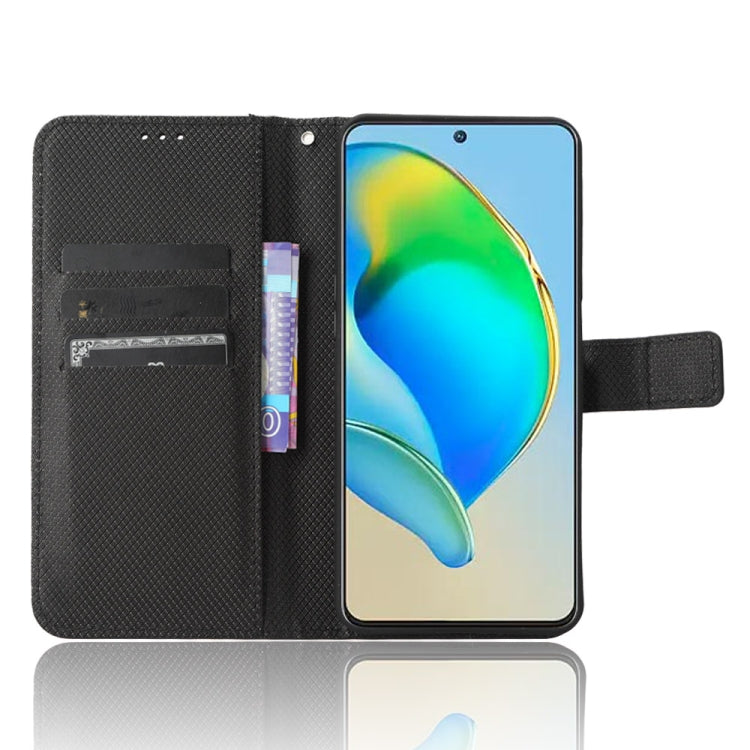 For ZTE Blade V40s Diamond Texture Leather Phone Case