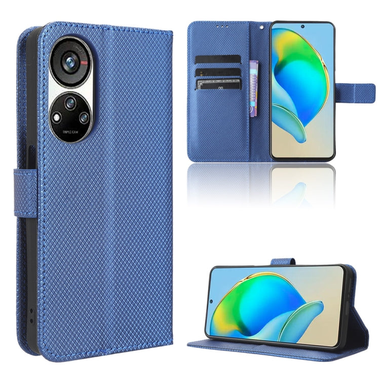 For ZTE Blade V40s Diamond Texture Leather Phone Case