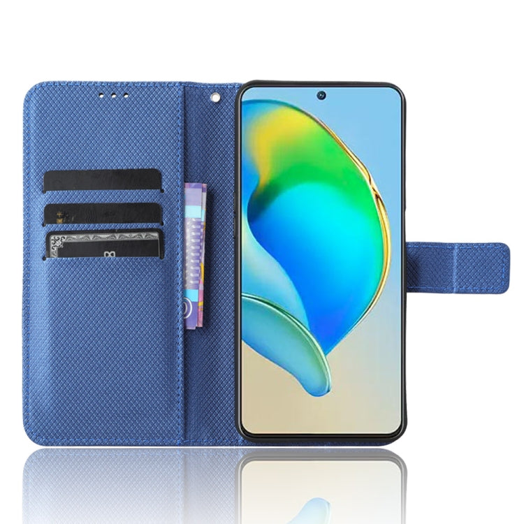 For ZTE Blade V40s Diamond Texture Leather Phone Case