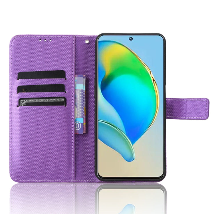 For ZTE Blade V40s Diamond Texture Leather Phone Case