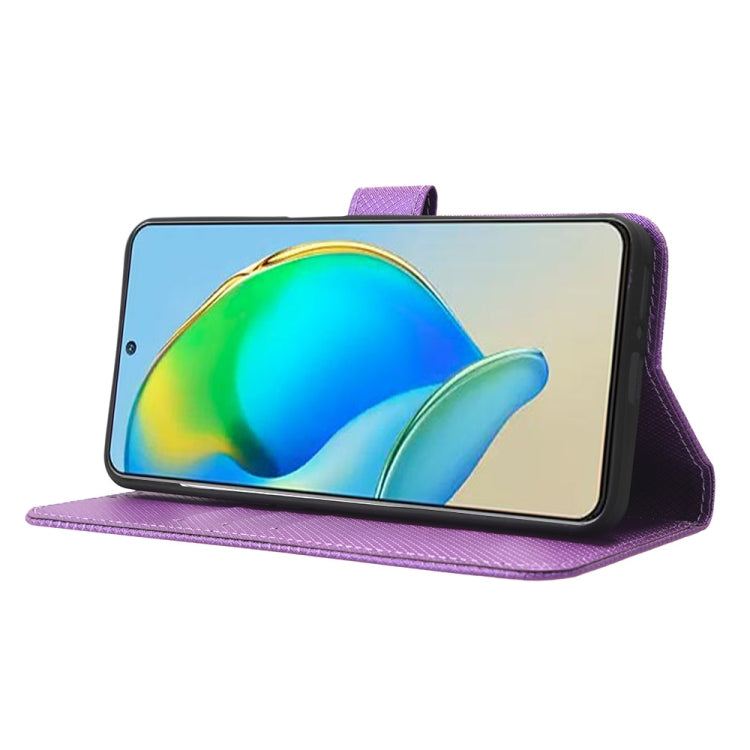 For ZTE Blade V40s Diamond Texture Leather Phone Case