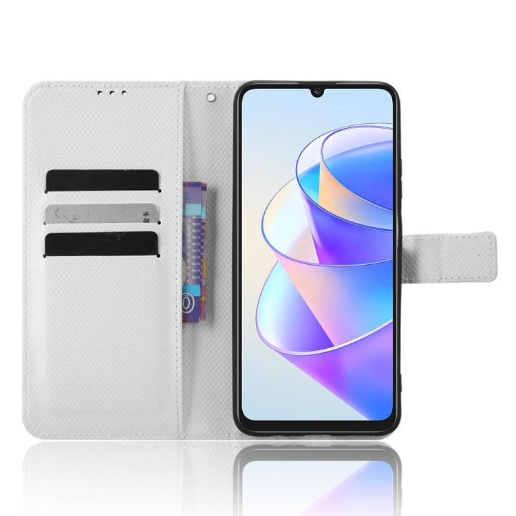 For Honor X7a Diamond Texture Leather Phone Case