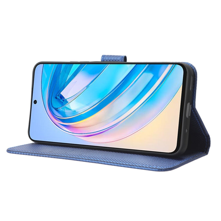 For Honor X8a Diamond Texture Leather Phone Case