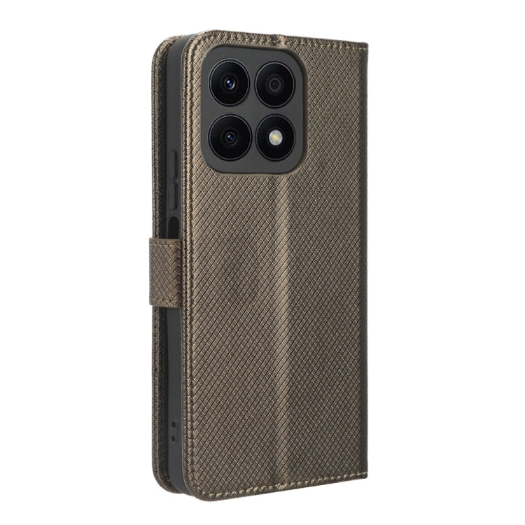 For Honor X8a Diamond Texture Leather Phone Case