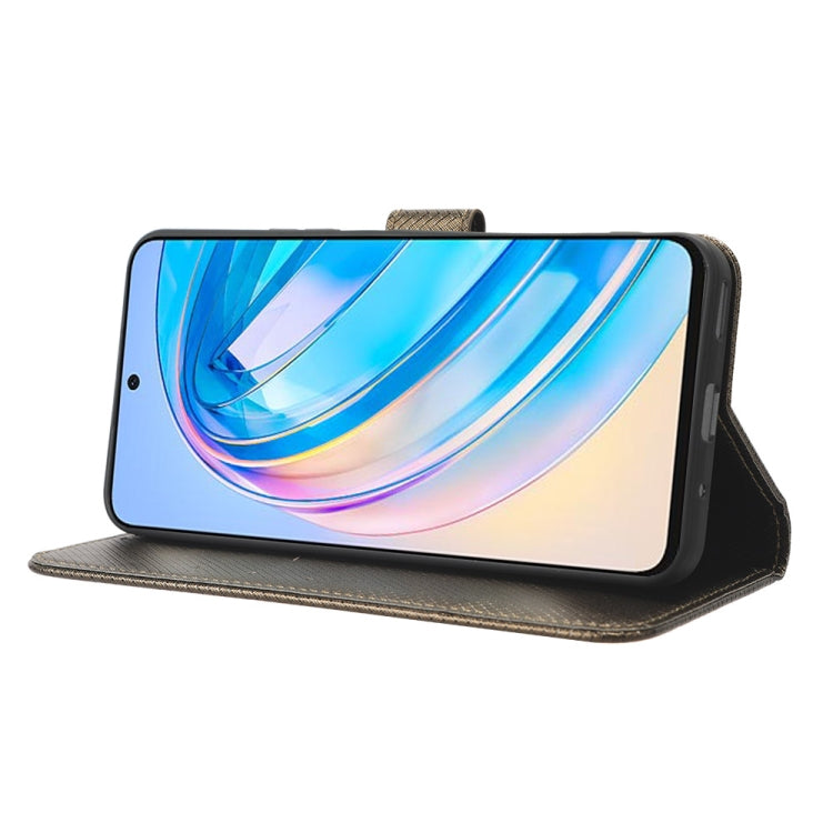 For Honor X8a Diamond Texture Leather Phone Case