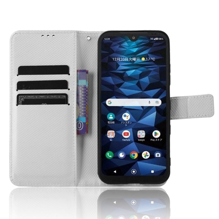 For Kyocera Digno SX3 KYG02 Diamond Texture Leather Phone Case