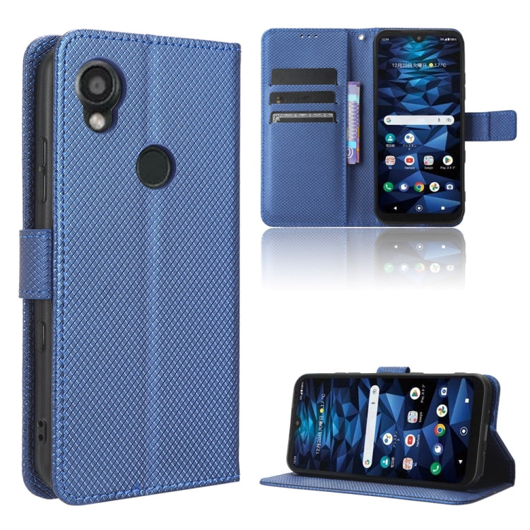 For Kyocera Digno SX3 KYG02 Diamond Texture Leather Phone Case