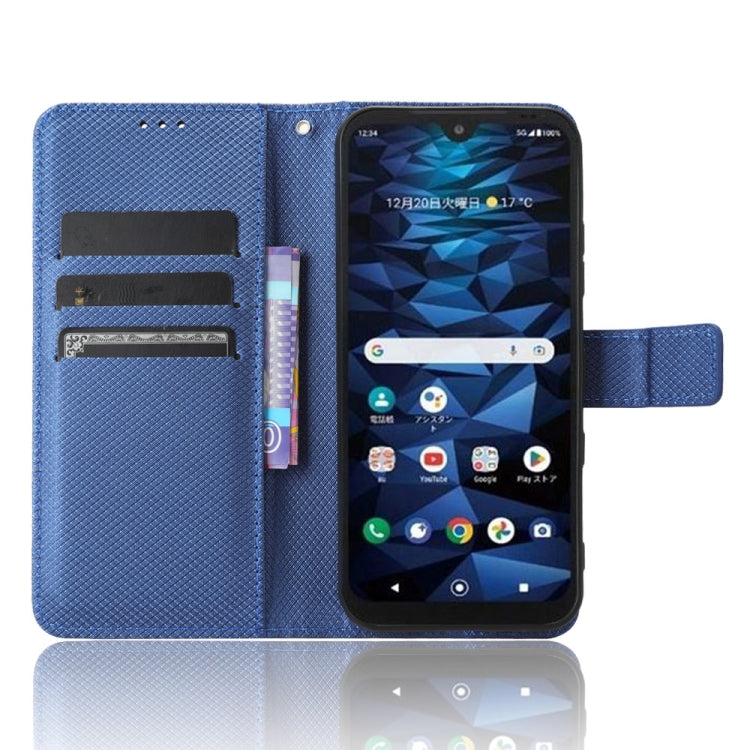 For Kyocera Digno SX3 KYG02 Diamond Texture Leather Phone Case