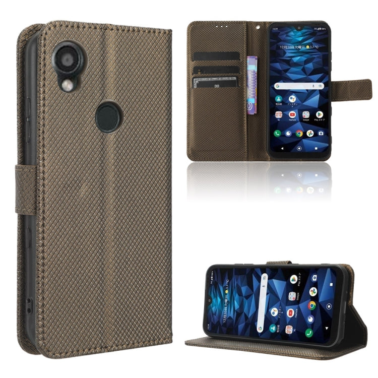 For Kyocera Digno SX3 KYG02 Diamond Texture Leather Phone Case
