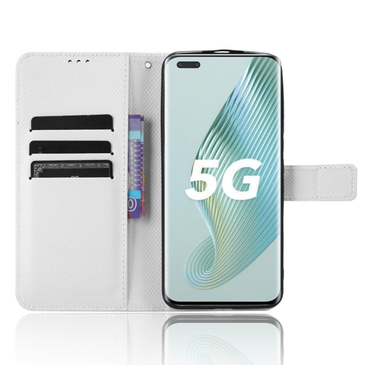 For Honor Magic5 Pro Diamond Texture Leather Phone Case