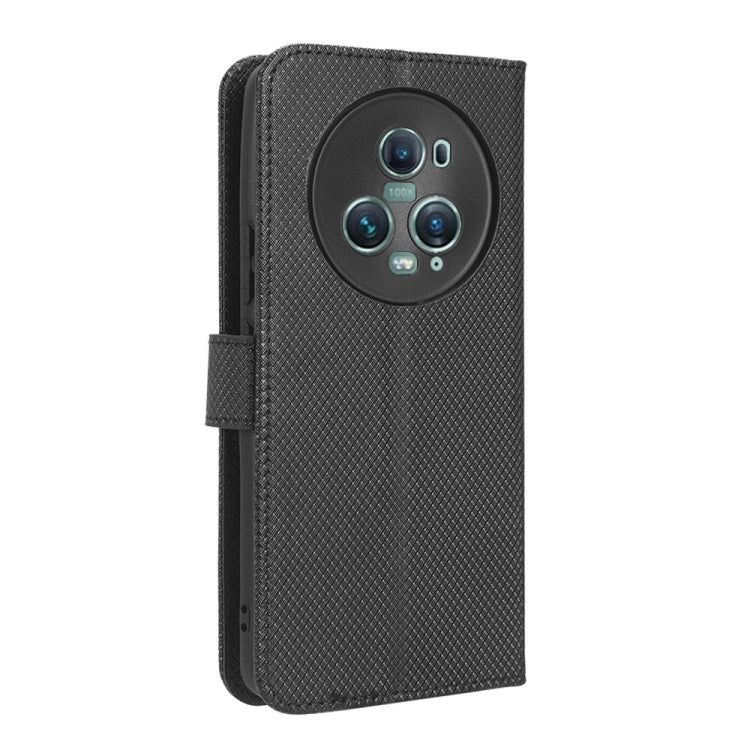 For Honor Magic5 Pro Diamond Texture Leather Phone Case