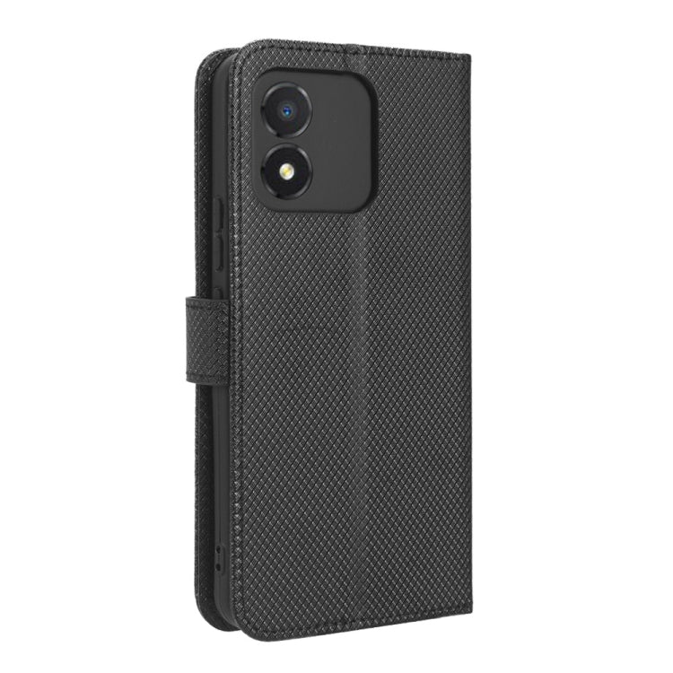 For Honor X5 Diamond Texture Leather Phone Case