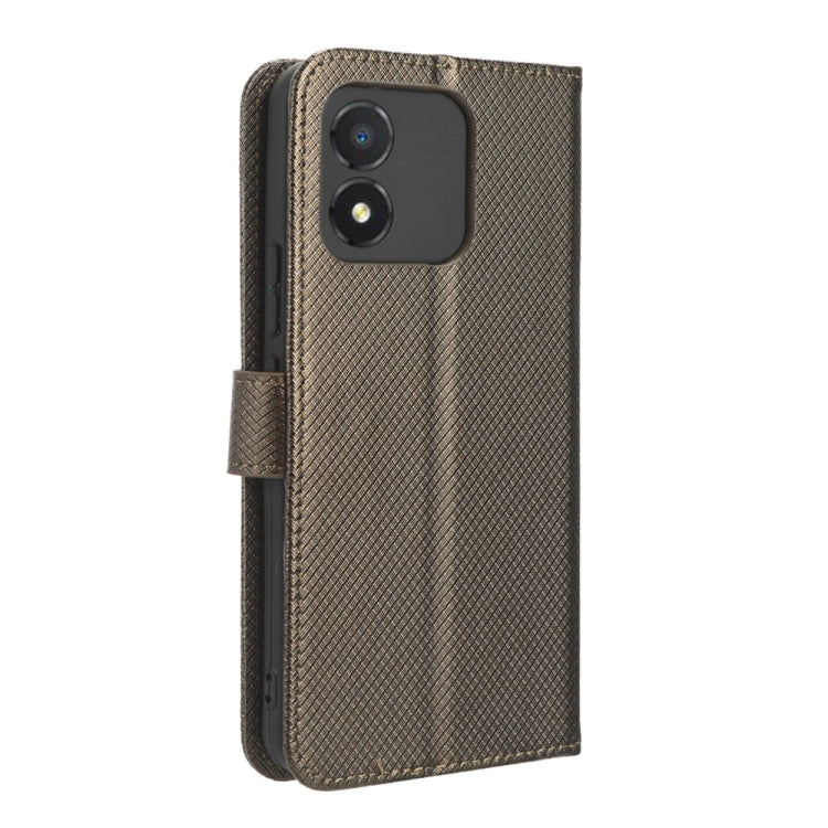 For Honor X5 Diamond Texture Leather Phone Case