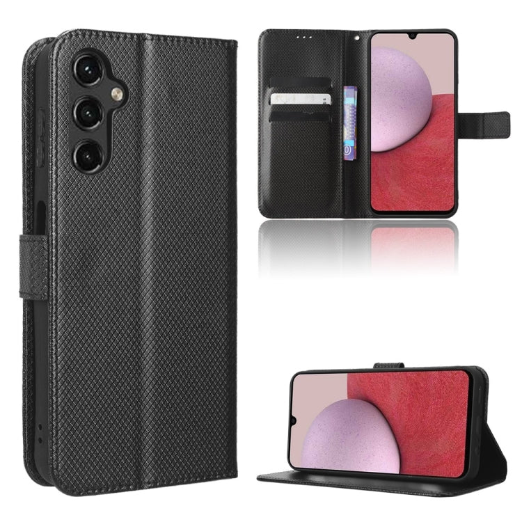 For Samsung Galaxy A24 4G Diamond Texture Leather Phone Case