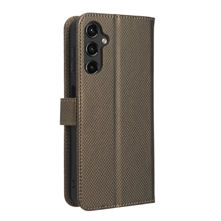 For Samsung Galaxy A24 4G Diamond Texture Leather Phone Case