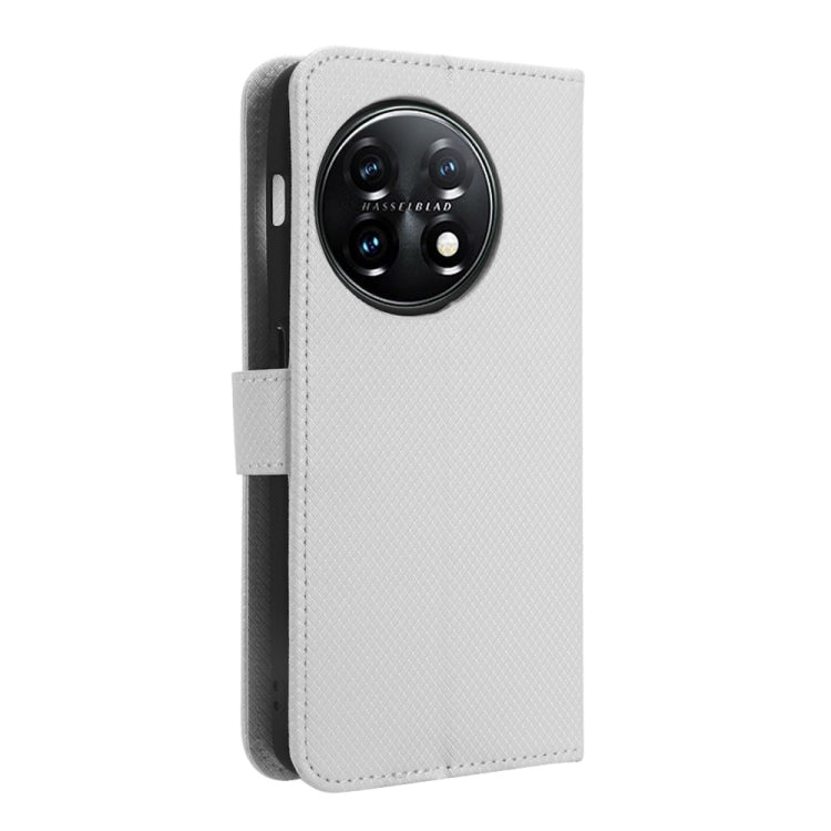 For OnePlus 11R / Ace 2 Diamond Texture Leather Phone Case