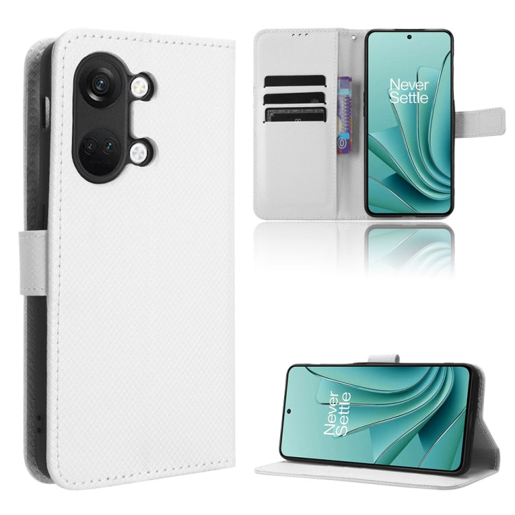 For OnePlus Ace 2V Diamond Texture Leather Phone Case