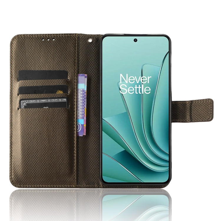 For OnePlus Ace 2V Diamond Texture Leather Phone Case