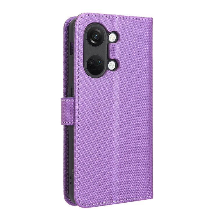 For OnePlus Ace 2V Diamond Texture Leather Phone Case