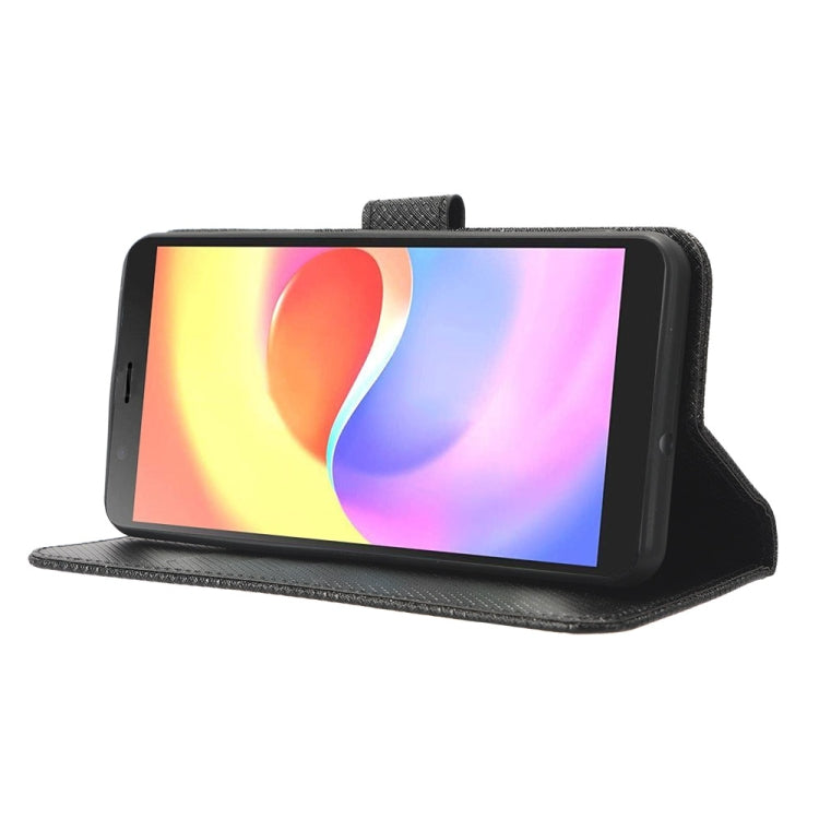 For ZTE Blade A32 Diamond Texture Leather Phone Case