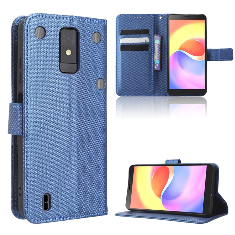 For ZTE Blade A32 Diamond Texture Leather Phone Case