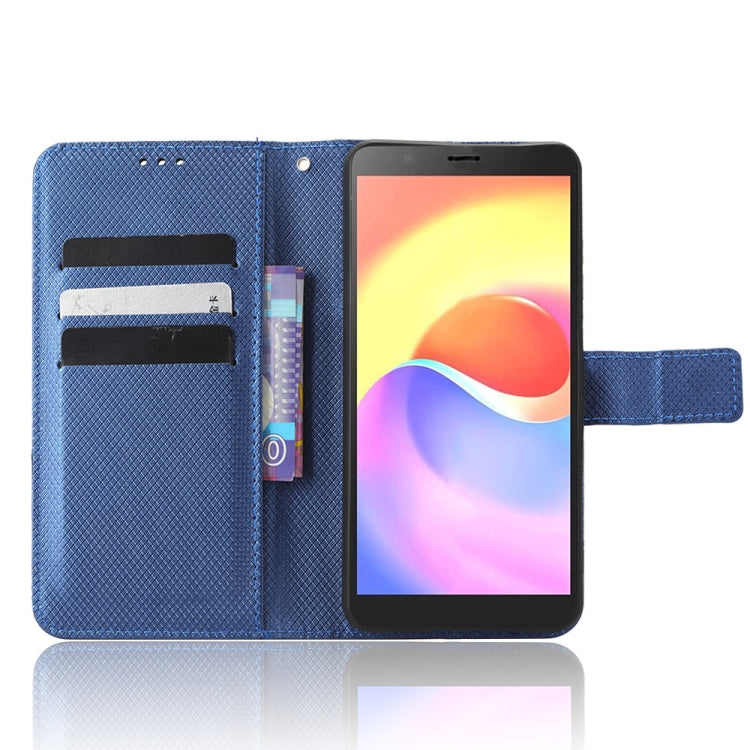 For ZTE Blade A32 Diamond Texture Leather Phone Case