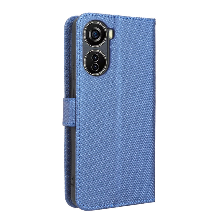 For ZTE Blade V40 Design Diamond Texture Leather Phone Case