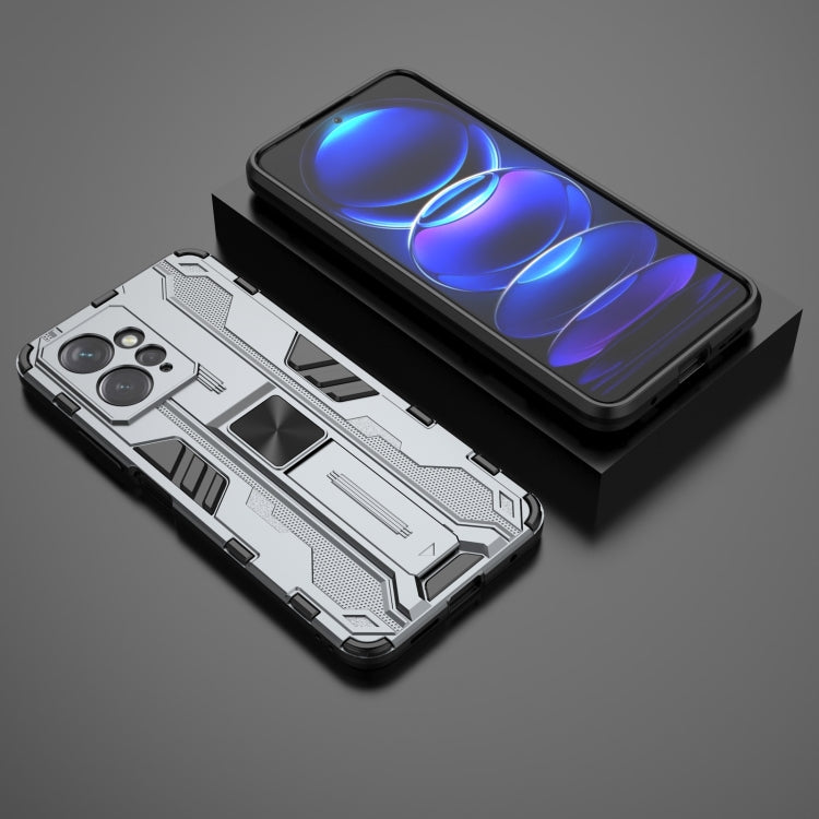 For Xiaomi Redmi Note 12 4G Supersonic PC + TPU Shock-proof Phone Case with Holder