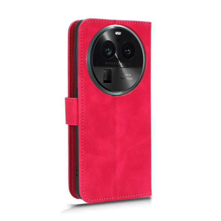 For OPPO Find X6 Pro Skin Feel Magnetic Flip Leather Phone Case